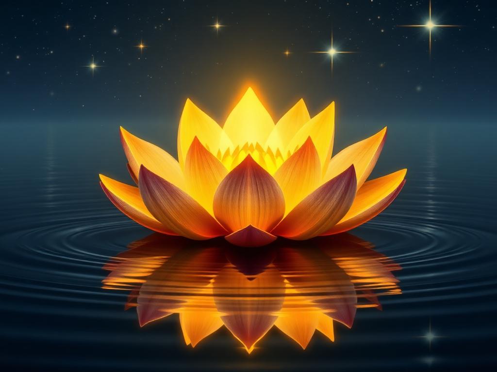 Calm, blooming clarity